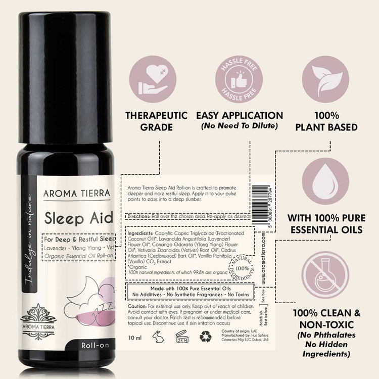 Sleep Aid - Essential Oil Roll-on Organic