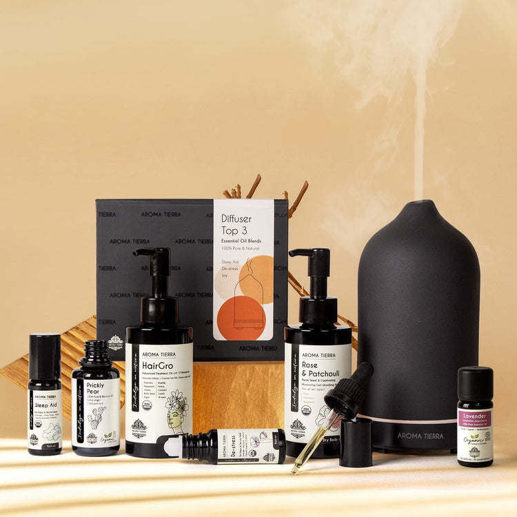 Aroma Tierra Aromatherapy product collection