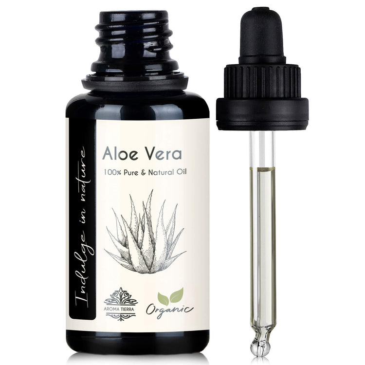 Organic Aloe Vera Oil - 100% Pure Natural Unrefined