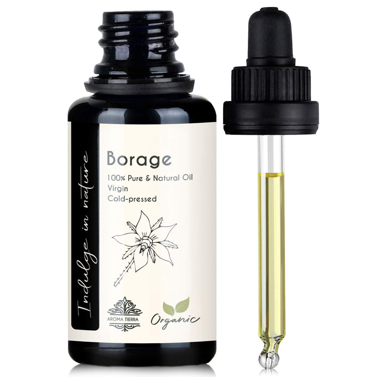 Organic Borage Oil - 100% Pure Cold Pressed Unrefined