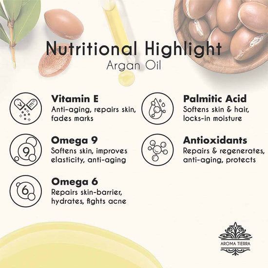 100% pure Argan oil from Morocco, treats damage hair and nourishes the scalp.