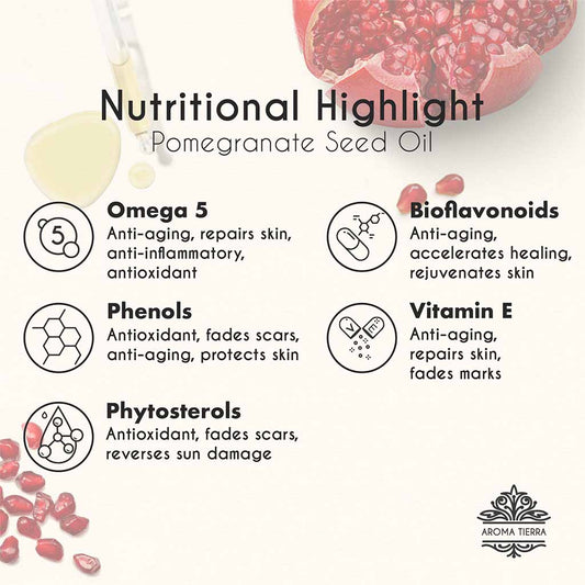Aroma Tierra Pomegranate Seed Oil Nutritional Benefits