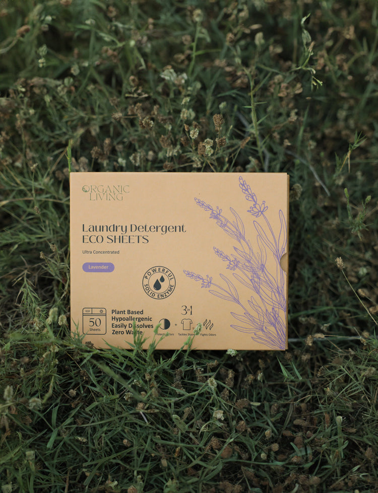 Laundry Detergent Eco Sheets-Lavender, 50 sheets