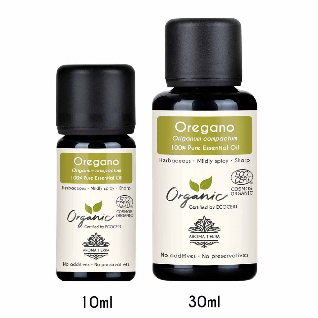 Aroma Tierra Organic Oregano essential oil best for diffuser boost mental clarity, calming, relaxation.