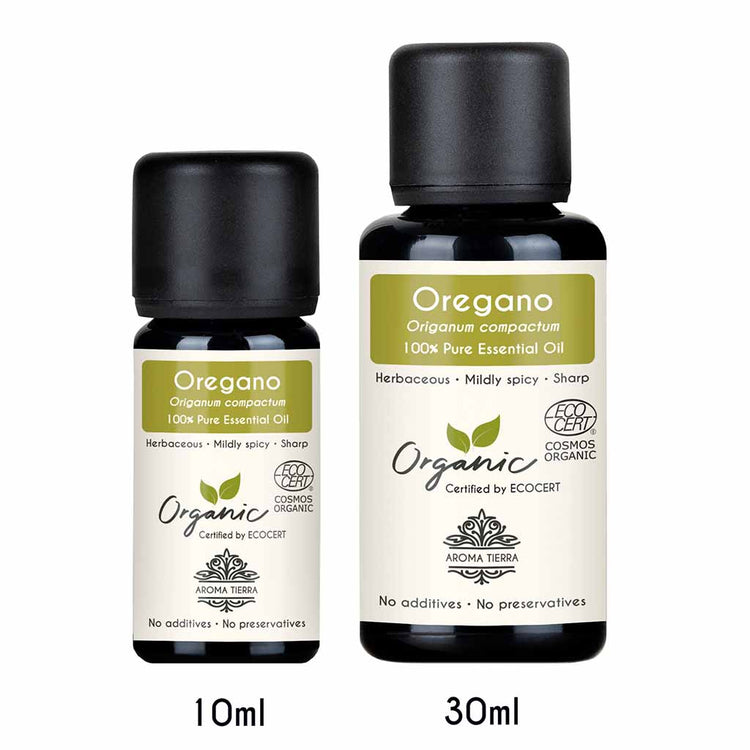 Aroma Tierra Organic Oregano essential oil best for diffuser boost mental clarity, calming, relaxation.