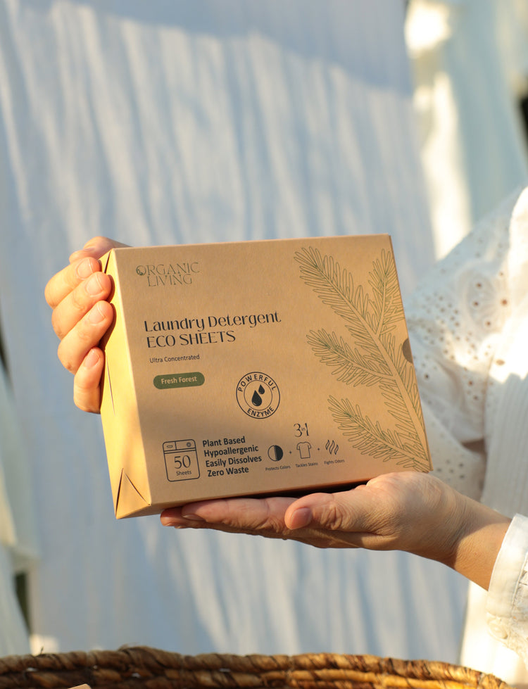 Laundry Detergent Eco Sheets-Fresh Forest, 50 sheets