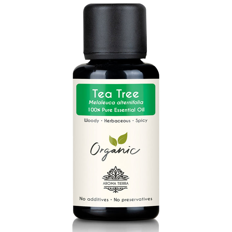 Organic Tea Tree Essential Oil (Tea Tree Oil - Melaleuca) - 100% Pure