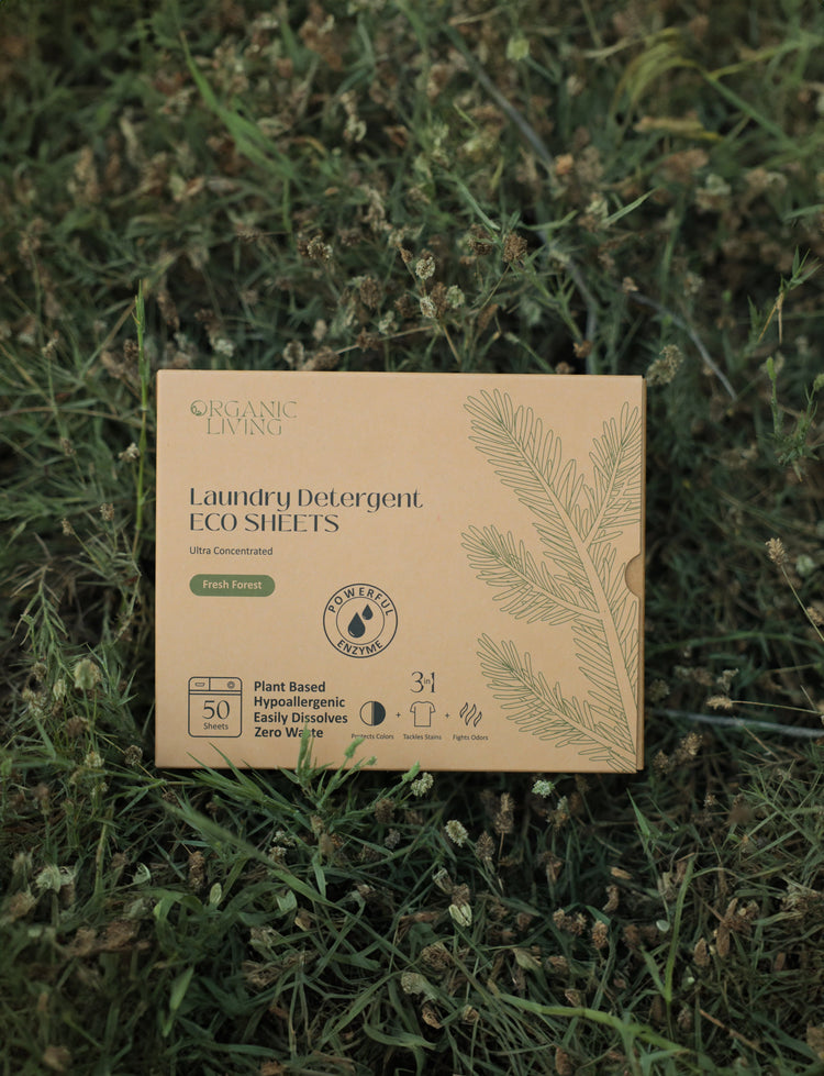 Laundry Detergent Eco Sheets-Fresh Forest, 50 sheets