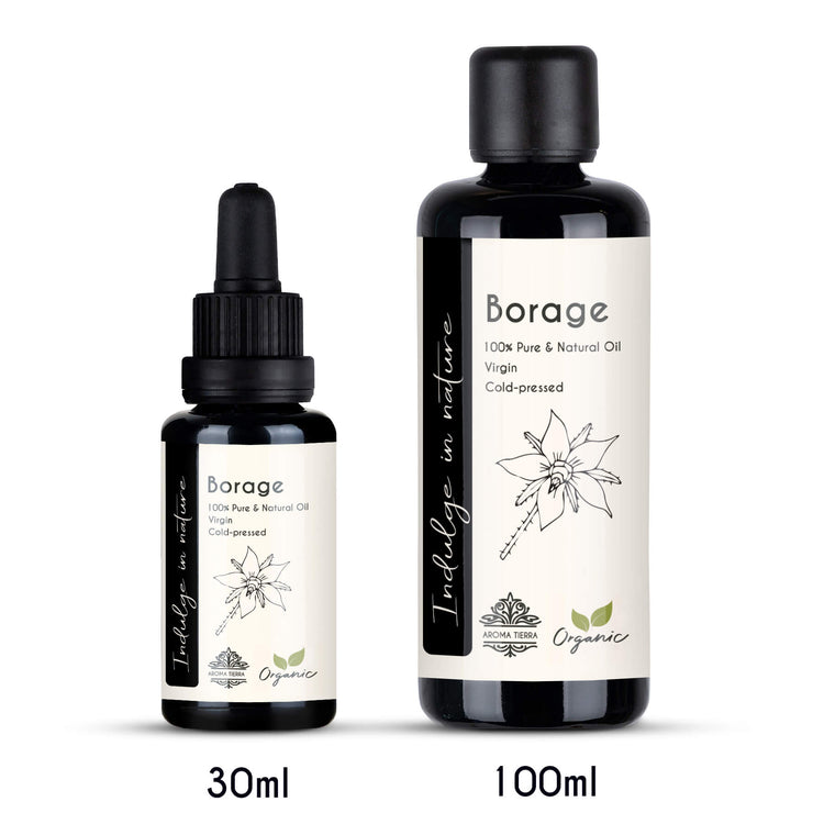 Organic Borage Oil - 100% Pure Cold Pressed Unrefined