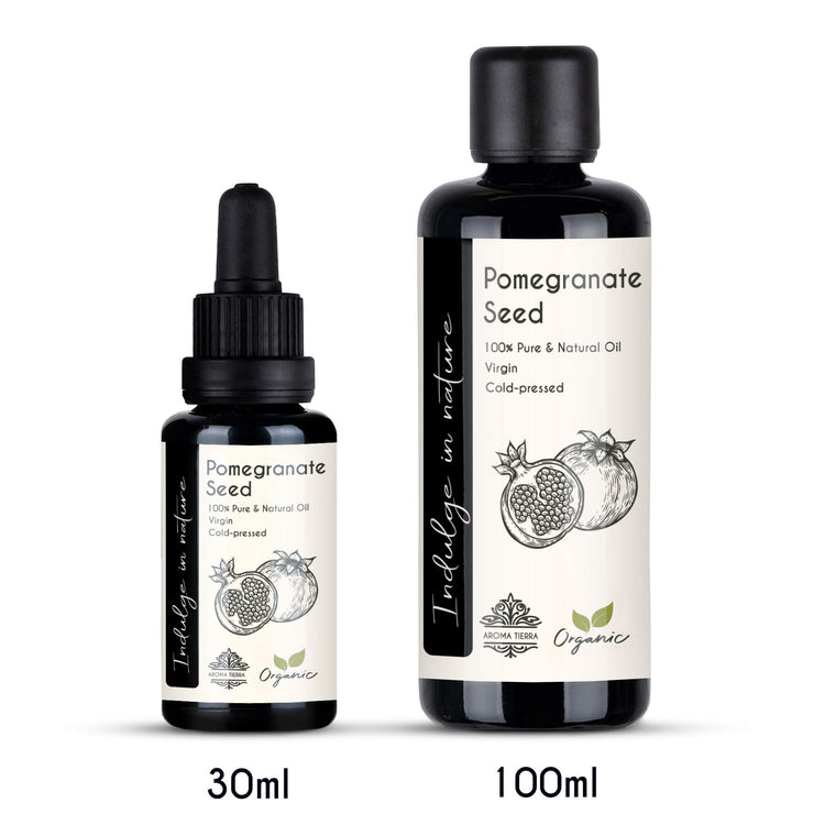 Organic Pomegranate Seed Oil - 100% Pure Cold Pressed Unrefined