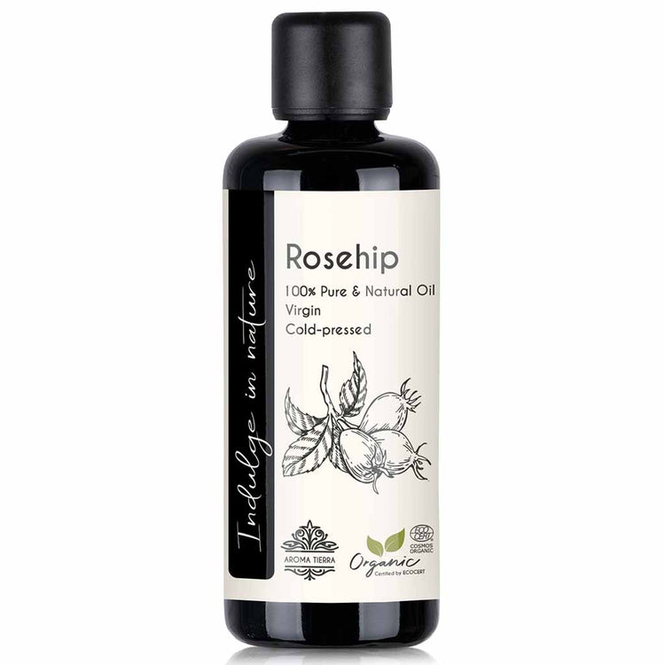 Best quality organic Rosehip oil from Chile, repairs damaged hair and promote hair growth, 100 ml.