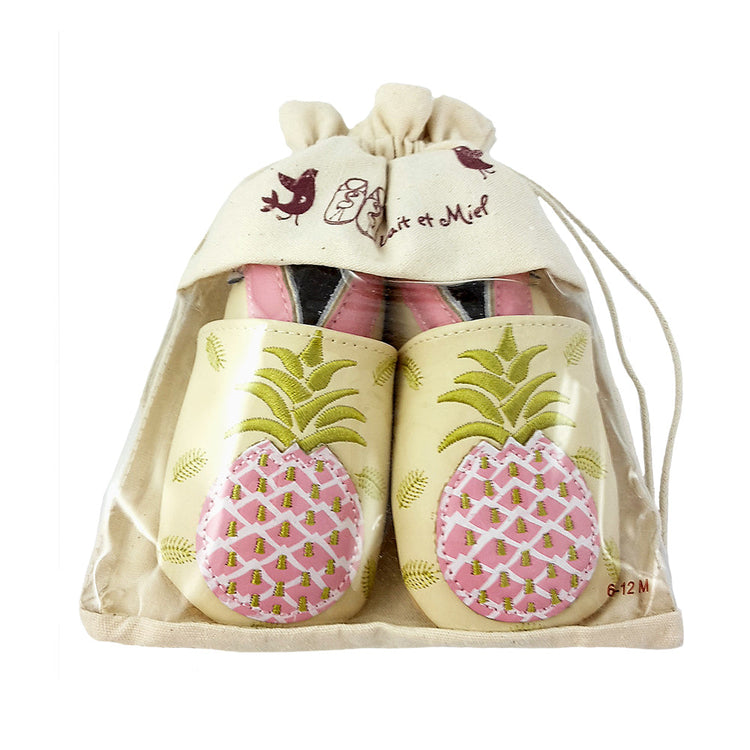 Lait et Miel - Pineapples - slip-on shoes