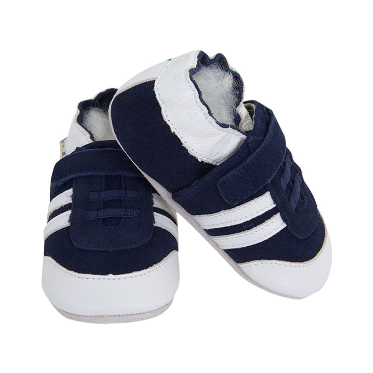 Lait et Miel - Navy Sneakers - slip-on shoes (cotton)