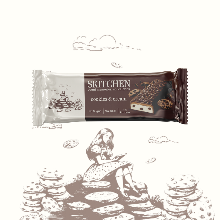 COOKIES & CREAM PROTEIN BAR (12 bars of 40 g)