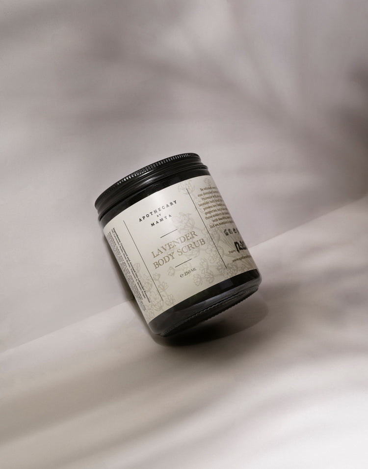 مقشر الجسم بالسكر واللافندر