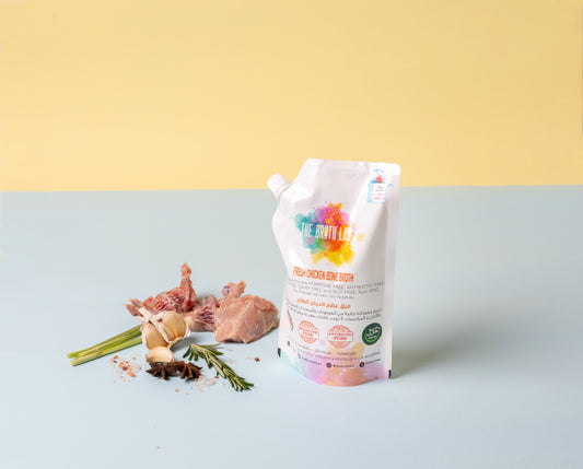 Fresh Chicken Bone Broth - 3 X 500ml Pouch (BUNDLE OF 3)