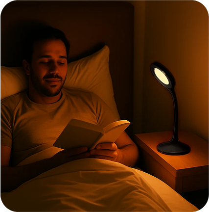 Full Spectrum Lamp Black