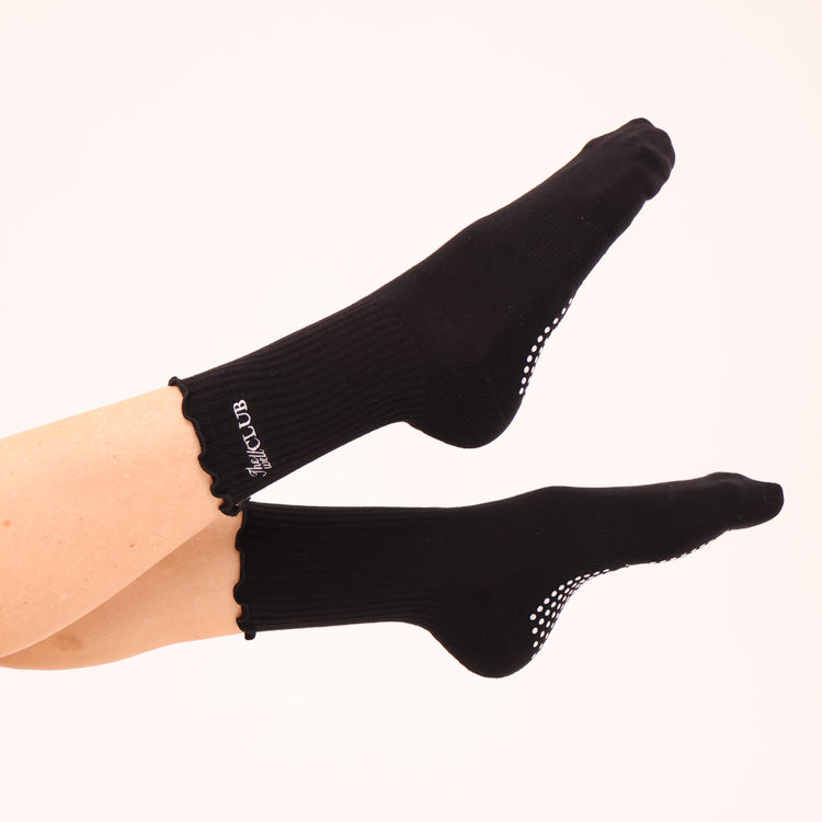 Pilates Grip Socks - Black