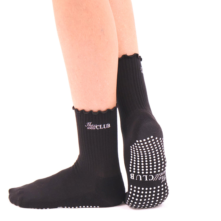 Pilates Grip Socks - Black