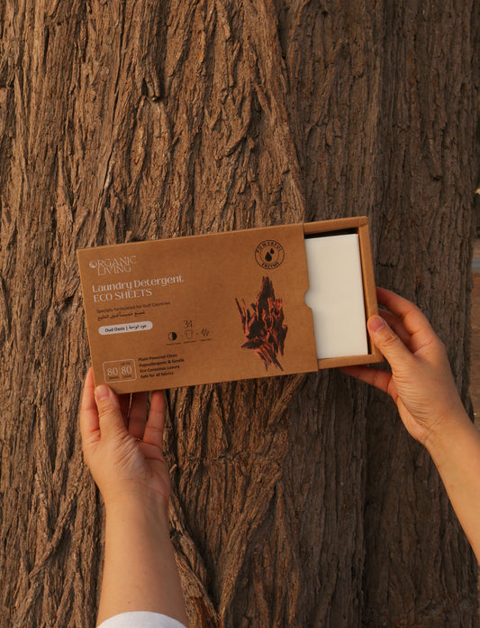 Laundry Detergent Eco Sheets- Oud / 80 sheets (up to 80 washes)