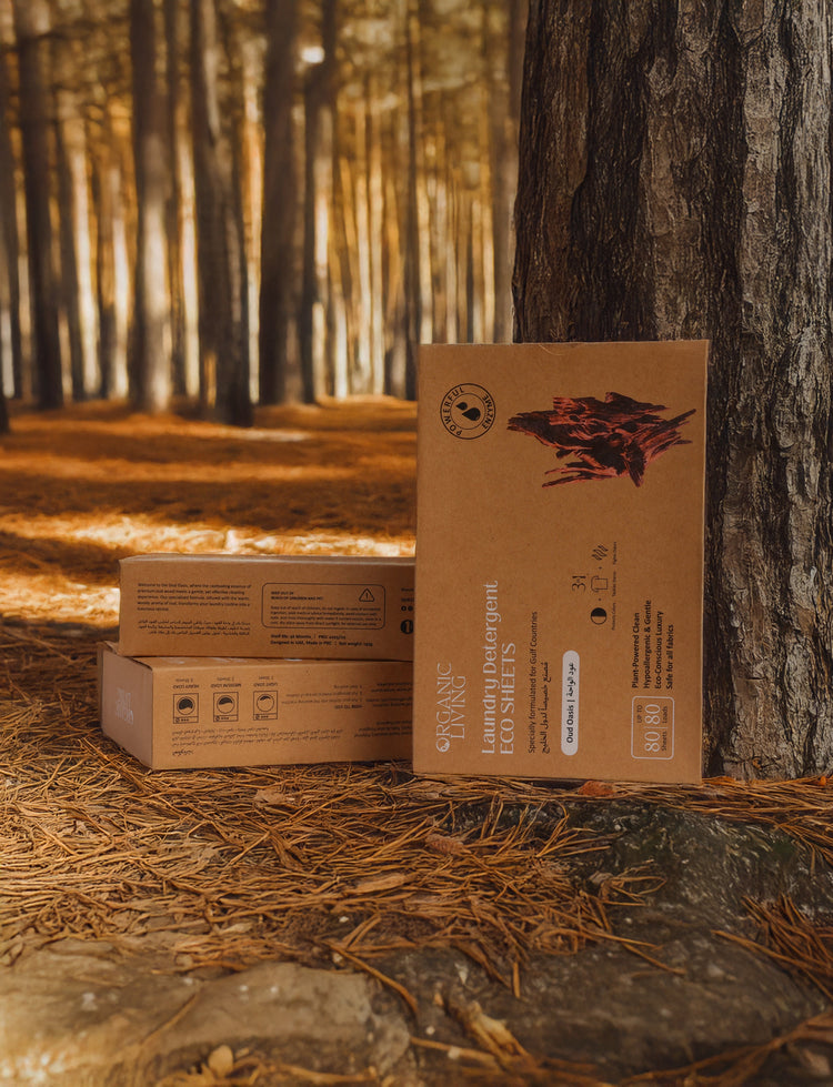 Laundry Detergent Eco Sheets- Oud / 80 sheets (up to 80 washes)
