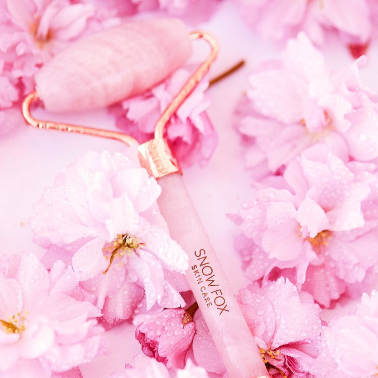 Rose Quartz facial roller