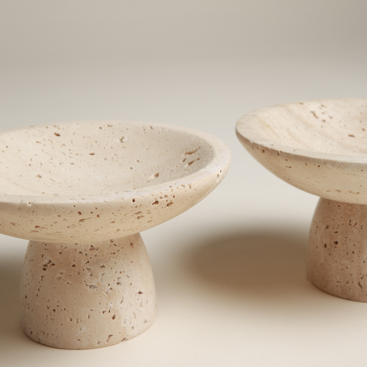 Siana Travertine Bowl