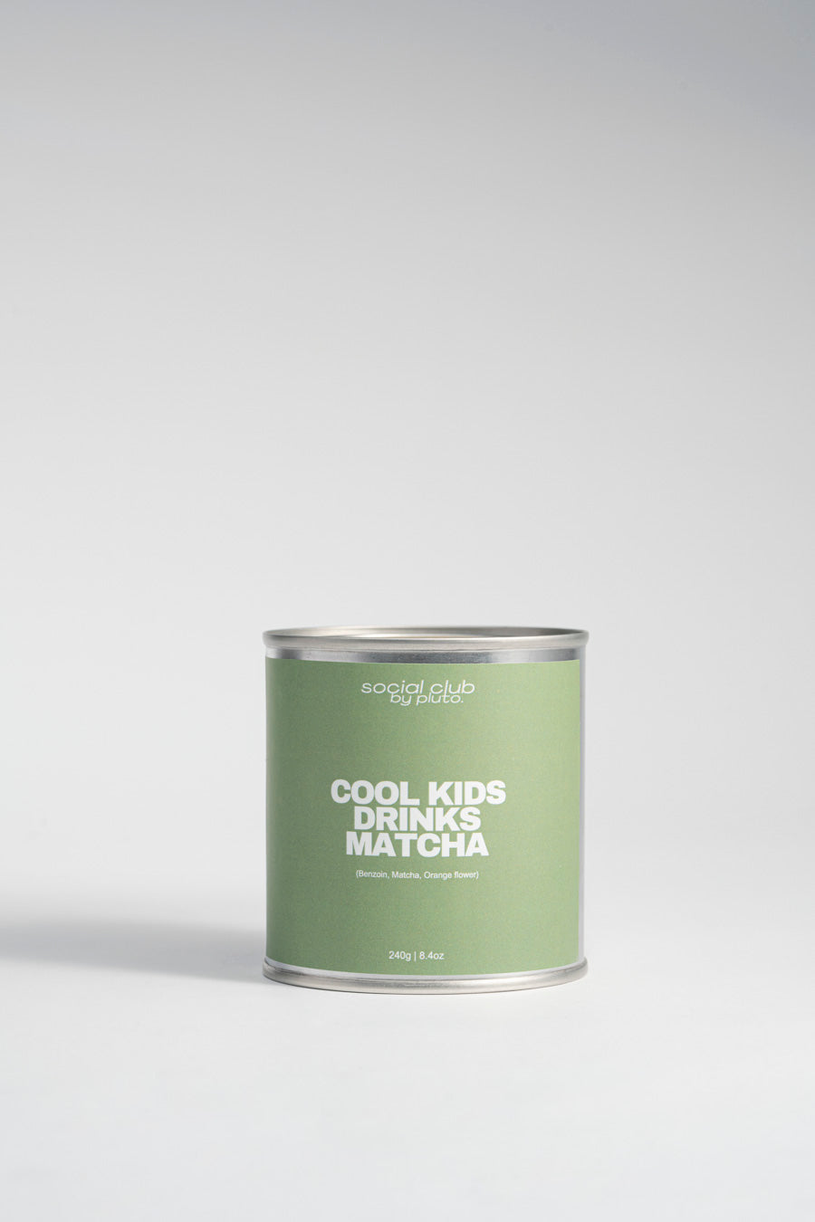 Hand-poured matcha soy candle — fresh and bold fragrance
