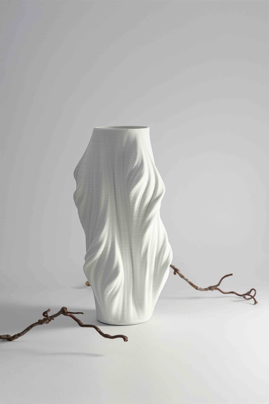 Elegant ceramic minimal style vase