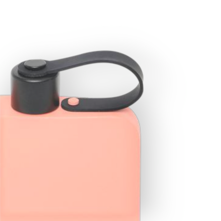 Stainless Steel slim water bottle - Coral Pink (500 ml)