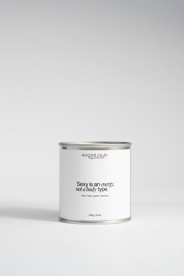Empowering soy candle — Sexy Is an Energy, Not a Body Type