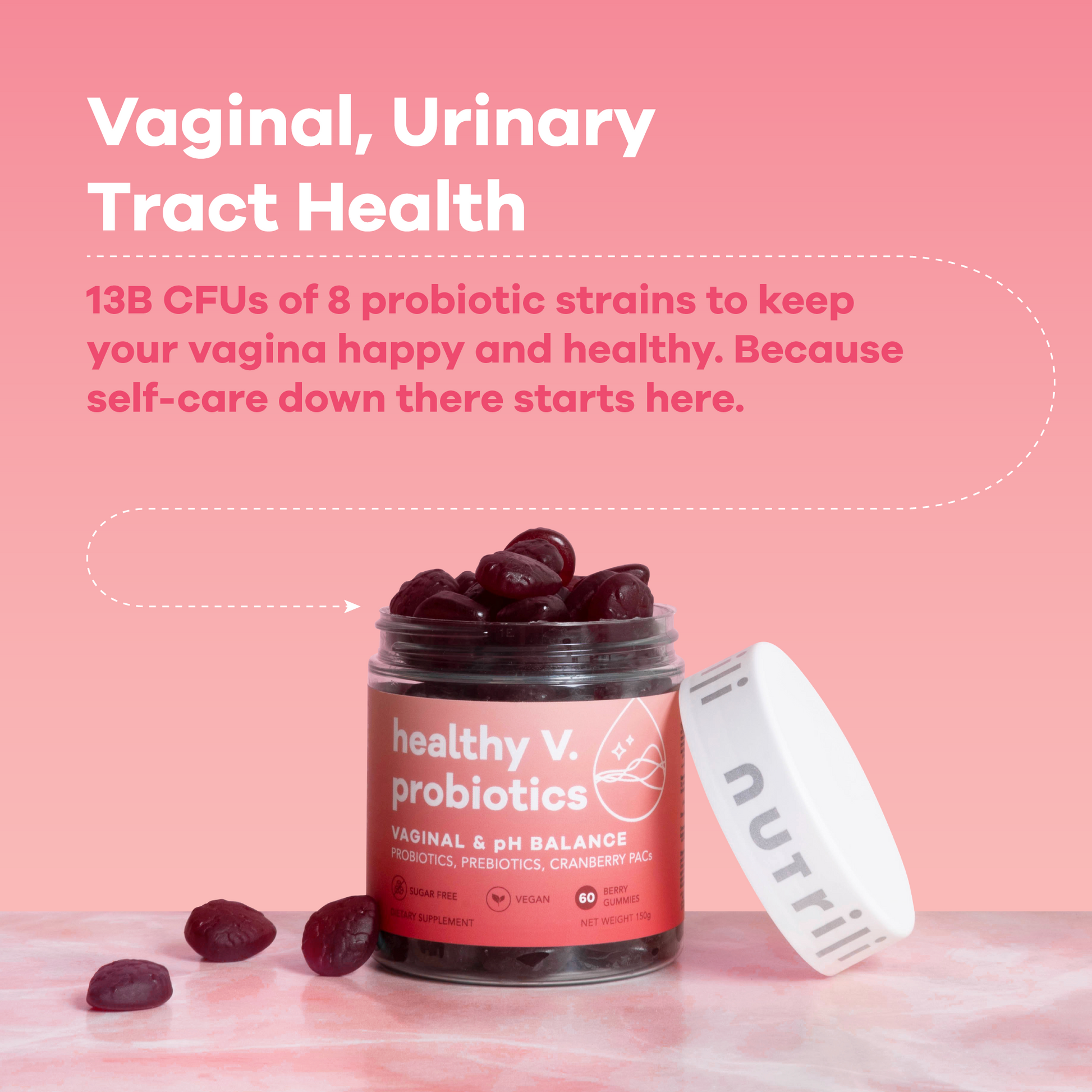 Healthy V. supplement for pH balance and gut support