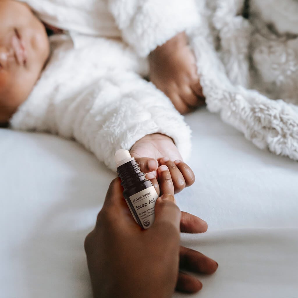 Best organic essential oil for better sleep , safe for babies.