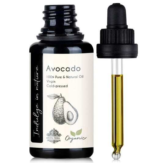 Organic Avocado Oil - 100% Pure Cold Pressed Unrefined