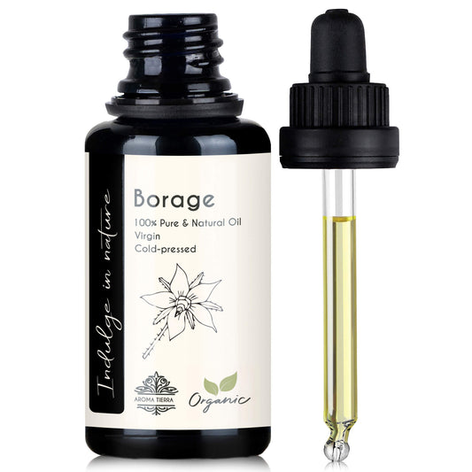 Organic Borage Oil - 100% Pure Cold Pressed Unrefined