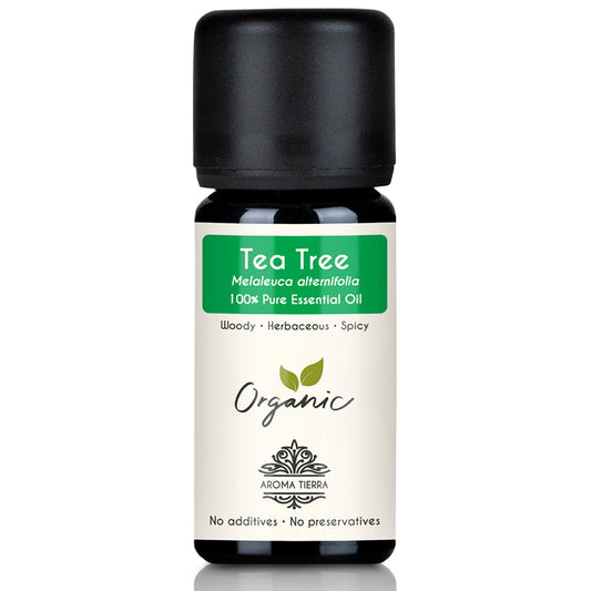 Organic Tea Tree Essential Oil (Tea Tree Oil - Melaleuca) - 100% Pure