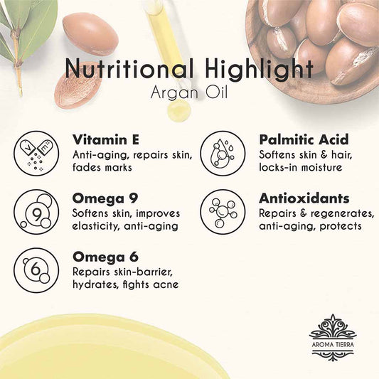 100% pure Argan oil from Morocco, treats damage hair and nourishes the scalp.