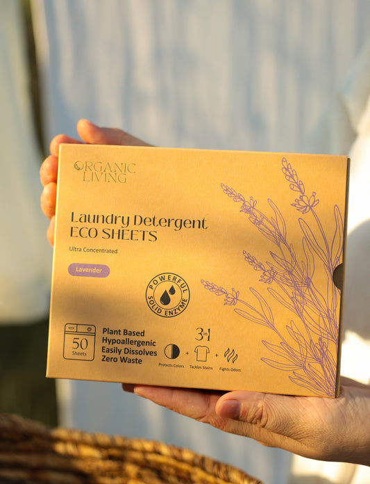 Laundry Detergent Eco Sheets-Lavender, 50 sheets
