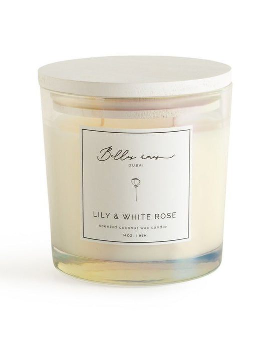 BellesAmes_LilyWhiteRose_Candle