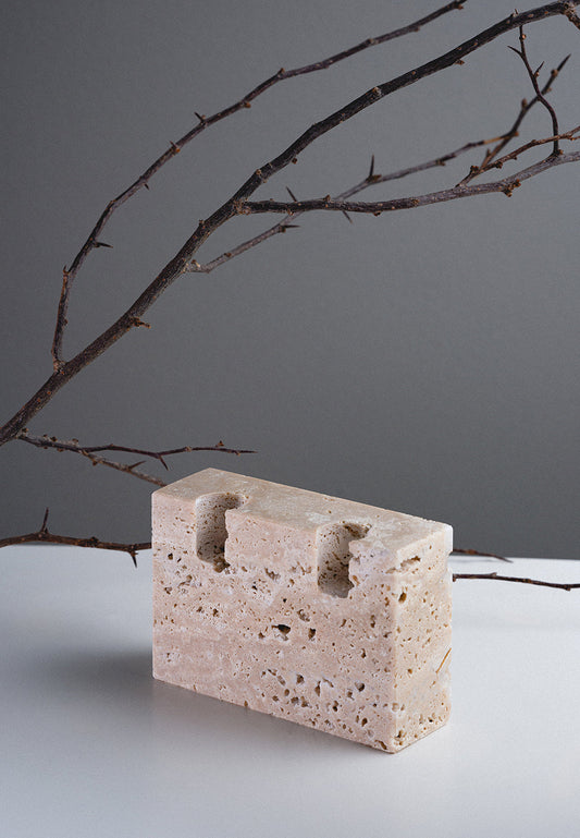 Thea - 2 candle holder - Smooth Finish