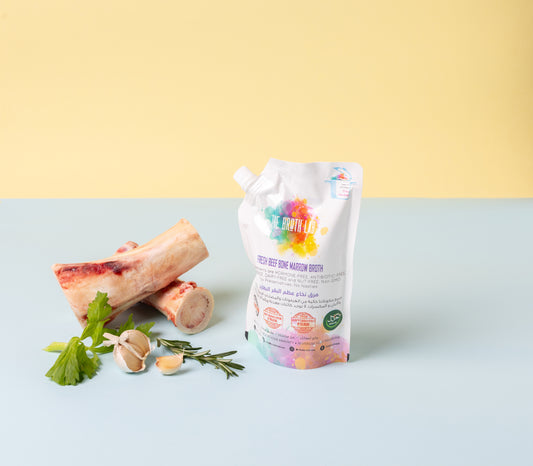 Fresh Beef Bone Marrow Broth - 3 X 500ml Pouch (BUNDLE OF 3)