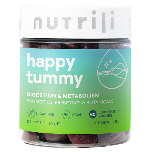 Hair and nails gummies with gut health benefits