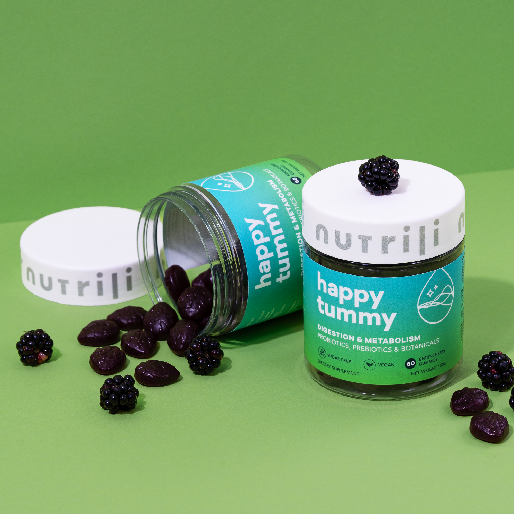 Biotin and probiotic gummy supplement for women