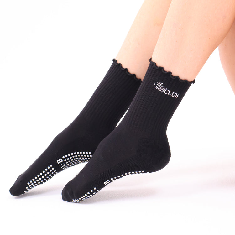 Pilates Grip Socks - Black