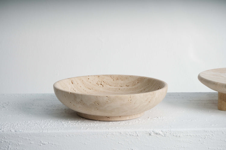 Travertine Center Piece Bowl