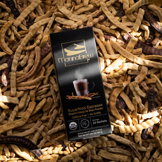 MannaBrew Roasted Mesquite Bean Powder
