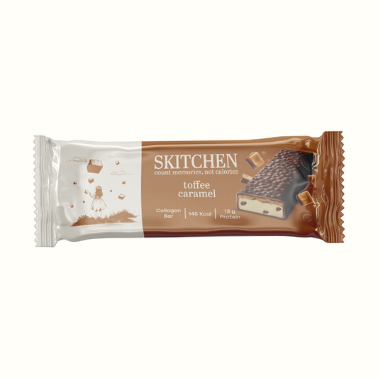 TOFFEE CARAMEL PROTEIN BAR  (12 bars of 40 g)