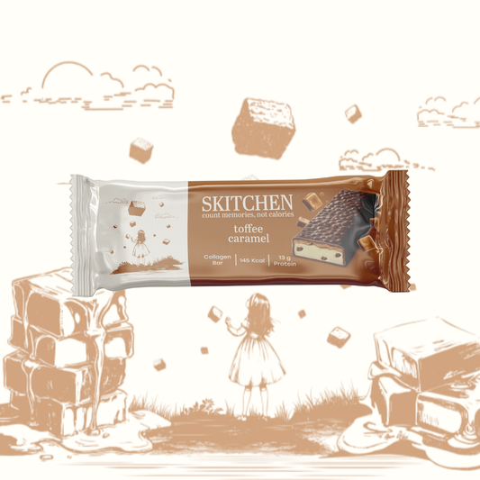 TOFFEE CARAMEL PROTEIN BAR  (12 bars of 40 g)