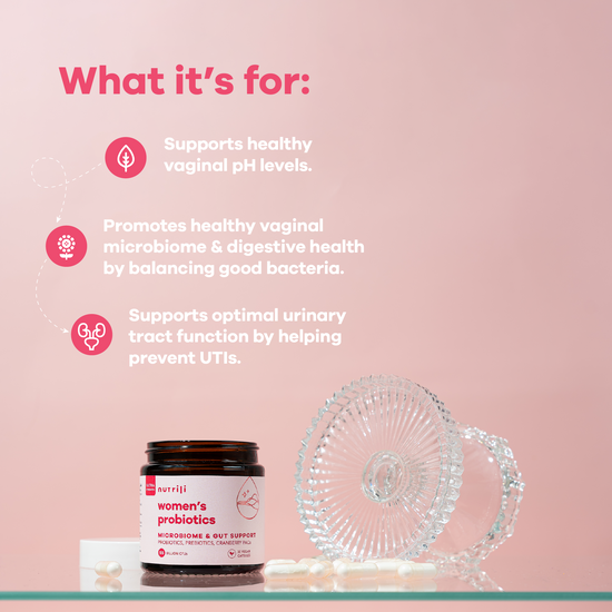 Prebiotics and probiotics for women’s digestive health