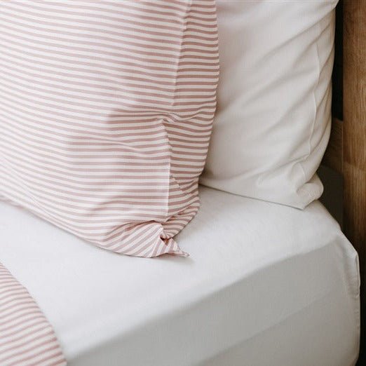 Bamboo Pillowcase Set (Stripe) - NakedLab